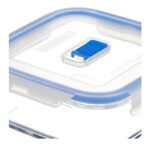 Contenedor Hermetico Cuadrado Luminarc Pure Box 380 Ml Color Azul - Imagen 3