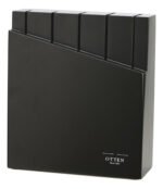 Set X 5 Cuchillos Acero Forjado Profesional C/ Taco Otten Negro - Imagen 3