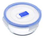 Contenedor Hermetico Redondo Luminarc Pure Box 670 Ml Azul - Imagen 2