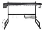 Escurridor Secaplato Rack Organizador De Cocina  Negro - Imagen 3