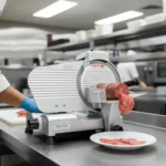 Cortadora Fiambres Alimentos Comercial Acero Otten 200 Mm - Imagen 6