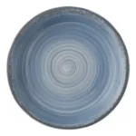 Set x 6 Plato Postre 21cm Porcelana Schmidt Esfera Color Celeste - Imagen 3