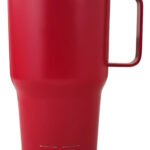 Vaso Térmico Acero C/ Manija Otten 800 Ml Rojo Lisa