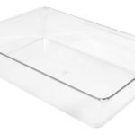 Organizador Contenedor Acrilico Para Heladera 23 Cm Transparente