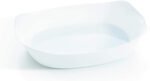 Fuente Asadera Rectangular Luminarc Smart Cuisine 34 Cm Blanco