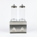 Dispenser De Cereales Doble Acero Inoxidable Otten 4 Lts Plateado - Imagen 6