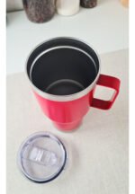 Vaso Térmico Acero C/ Manija Otten 800 Ml Rojo Lisa - Imagen 9