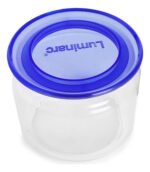 Frasco Hermetico De Vidrio 0,5 Litros Plano Jar Luminarc Color Azul - Imagen 2