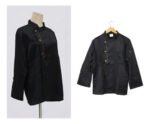 Chaqueta De Chef Para Cocina Manga Larga Unisex Otten Negro M - Imagen 5