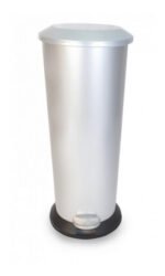 Cesto  Gastronomico 30 Lt Con Pedal Tacho Basura Gris