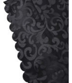 Mantel Redondo Jacquard Tela Poliéster Otten 3,2 Mts Negro Geométrico - Imagen 3