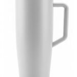 Vaso Térmico Acero C/ Sorbete Y Manija Otten 1 Lt Blanco