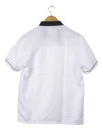 Chaqueta De Chef Para Cocina Manga Corta Unisex Otten Blanco L - Imagen 6