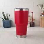 Vaso Térmico Acero C/ Manija Otten 800 Ml Rojo Lisa - Imagen 10