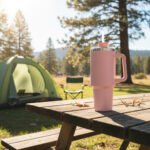 Vaso Térmico Acero C/ Manija Y Sorbete Otten 1 Lt Rosa Viejo Lisa - Imagen 7