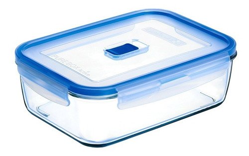D_794960-MLA44228298693_122020-O Contenedor Hermetico Rectangular Luminarc Pure Box 1970 Ml Azul - Imagen 1