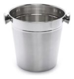 Balde Para Hielo Acero Inoxidable 2 Persona Premium Otten Plateado 2 Personas