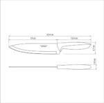 TRAMONTINA PLENUS CUCHILLO COCINA 8'' 23426/108 - Imagen 3