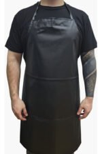 Delantal Gastronómico De Cocina Parrillero Otten Negro Liso - Imagen 2