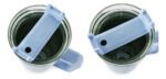 Vaso Térmico Acero C/ Manija Y Sorbete Otten 1 Lt Celeste - Imagen 4