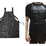 Delantal De Cocina Gastronómico Parrillero C/ Bolsillo Otten Negro Liso