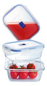 Set X3 Contenedores Luminarc Vidrio Pure Box