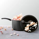 Olla Pochoclera Antiadherente Panelux Premium 4,7 Lts 22 Cm Grafito - Imagen 3
