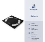 Balanza Digital Vidrio Templado Con App Otten Negro - Imagen 9