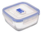 Contenedor Hermetico Cuadrado Luminarc Pure Box 760 Ml Azul Marino - Imagen 2