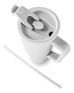 Vaso Térmico Acero C/ Sorbete Y Manija Otten 1 Lt Blanco - Imagen 4