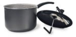 Olla Pochoclera Antiadherente Panelux Premium 4,7 Lts 22 Cm Grafito - Imagen 4