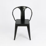 Silla Hierro Comedor Con Reposabrazos Otten Hierro Negro Negro - Imagen 3