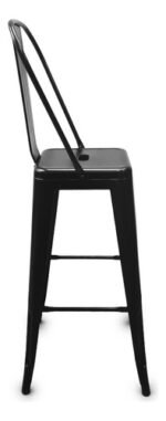Silla De Hierro Tipo Industrial C/ Respaldo Otten - Imagen 3