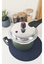 Olla A Presión Alum Antiadherente Panelux Premium 4,5 Lts Verde Oliva - Imagen 4