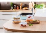 Contenedor Hermetico Rectangular Luminarc Pure Box 1970 Ml Azul - Imagen 4