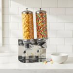 Dispenser De Cereales Doble Acero Inoxidable Otten 4 Lts Plateado