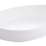 Fuente Oval 21x13 Cm Carine Luminarc Vidrio Templado Blanco