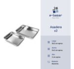 Juego De Asaderas 2 Piezas Aluminio Panelux Magnific Plateado - Imagen 10