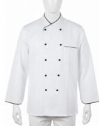 CHAQUETA DE CHEF BLANCA MANGA LARGA XL - TF505-16 - Imagen 3
