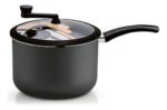 Olla Pochoclera Antiadherente Panelux Premium 4,7 Lts 22 Cm Grafito