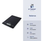 Balanza De Cocina Alta Precisión Digital Otten 5 Kg Negro 5 Kg - Imagen 10
