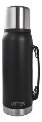 Set Termo Mate Acero Inoxidable C/ Bombilla Otten 1l - BAZAR CHEF - Imagen 4