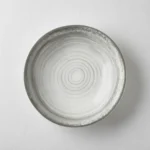 Set x 6 Platos Playos 27cm Porcelana Schmidt Esfera Color Gris