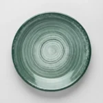 Set x 6 Plato Hondo 21cm Porcelana Schmidt Esfera Color Verde - Imagen 2
