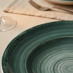 Set x 6 Plato Hondo 21cm Porcelana Schmidt Esfera Color Verde - Imagen 3