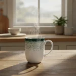 Jarro Mug 350ml De Porcelana Schmidt Esfera Color Verde - Imagen 3