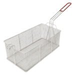 Canasto Rectangular Freidor Estañado Pastas 28 X 14 Cm