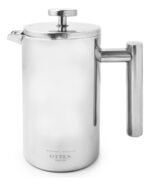 Cafetera Embolo Prensa Acero Plateada Otten 600 Ml - BAZAR CHEF Plateado