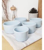 Cazuelas Porcelana Germer Azul Pack 5 Unidades Modelo Dunas - Imagen 3