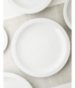 Plato Playo Porcelana Tramontina Laura 28 Cm Blanco Laura - Imagen 4